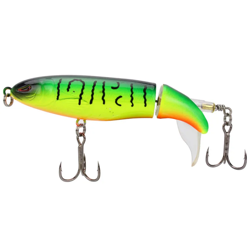 1pc Propeller Tractor Fishing Lure 13g/9cm Hard Bait Floating Water Pencil Outdoor Topwater Whopper plopper Tackle Hot | Спорт и