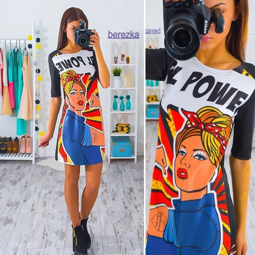 Большой размер женские платье тонкий 2018 Весна с рукавом-бабочкой | Женская одежда