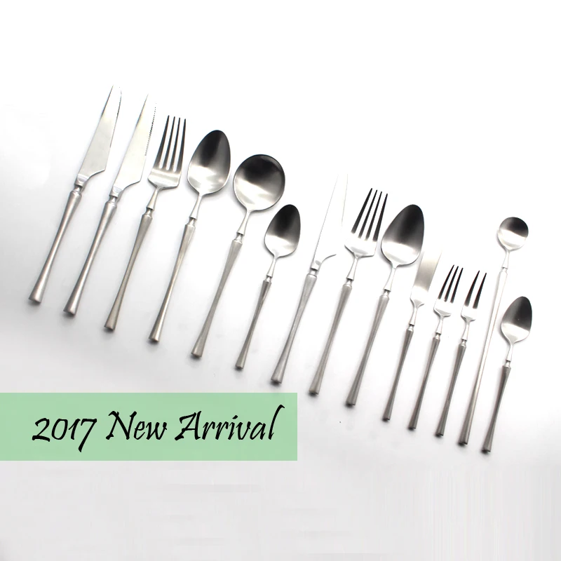 Набор ножей из нержавеющей стали 304 матового серебристого цвета вилка набор