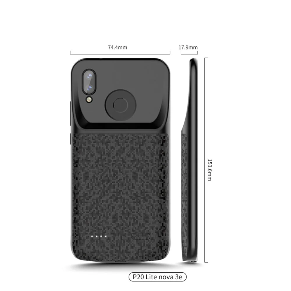 JINXINGCHENG батарея зарядное устройство чехол для huawei P20 Lite Nova 3e 4700 мАч задняя клип батарея беспроводной быстро зарядное устройство крышка интимные аксессуары
