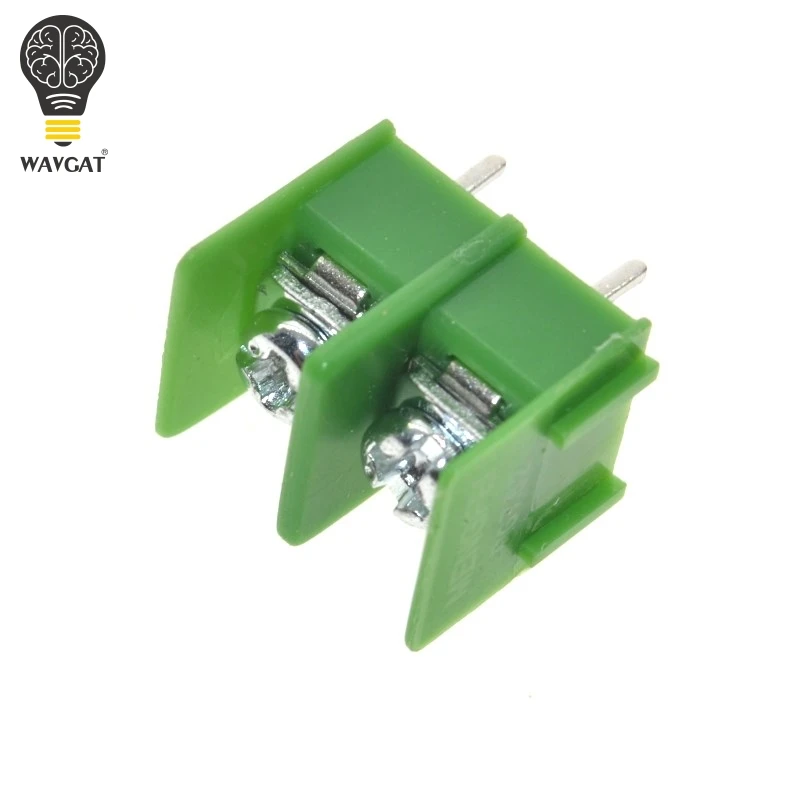 20 шт./лот KF7.62 2P 7 62 мм шаг винта pcb блок соединения разъема 2Pin зеленый по