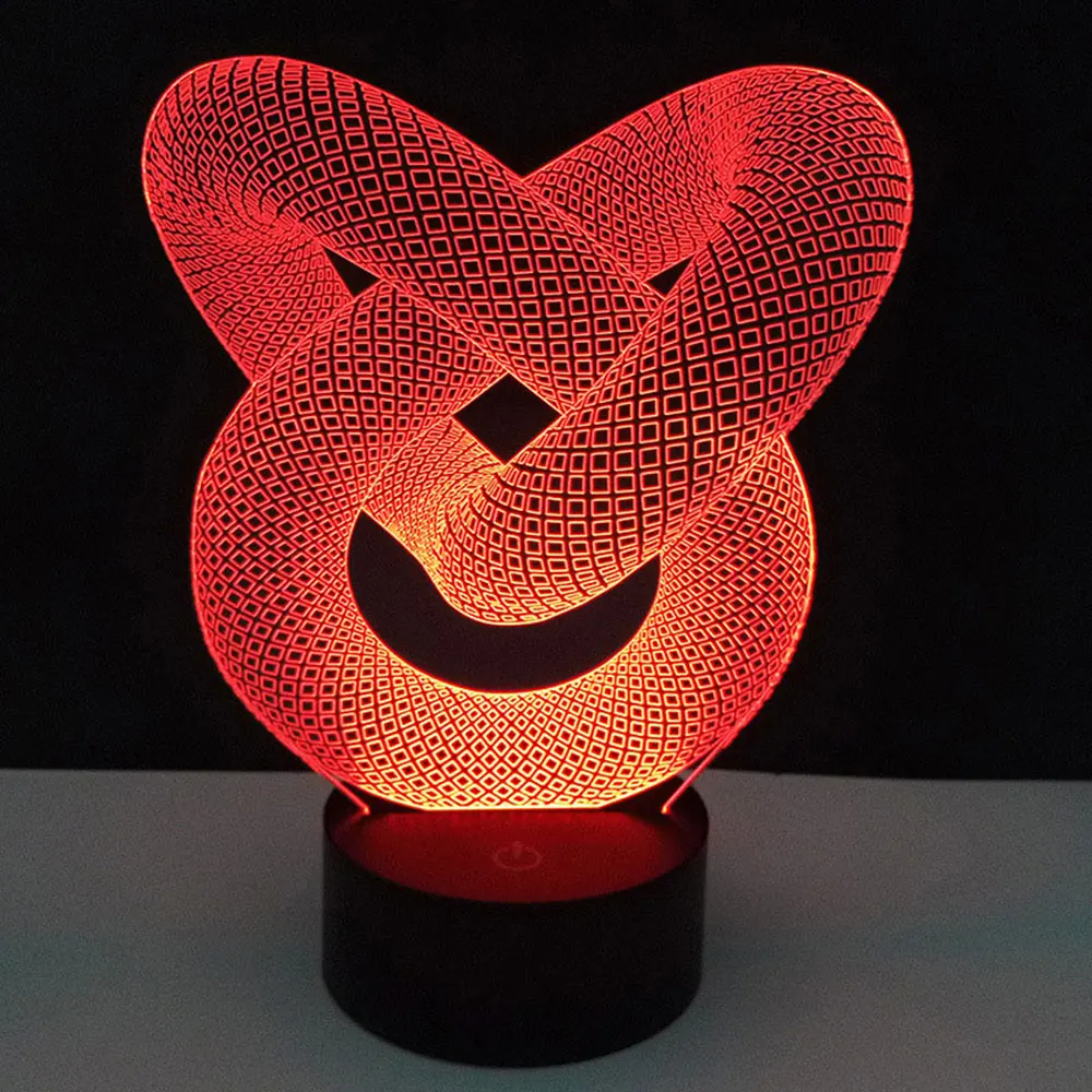 Светодиодный ночник держатель стыковки касание 10 светодиодный свет 3D|Цоколи