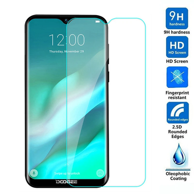 Doogee N10 защитная пленка из закаленного стекла для переднего Для Y8 Y8C S40 X80 X90 X100