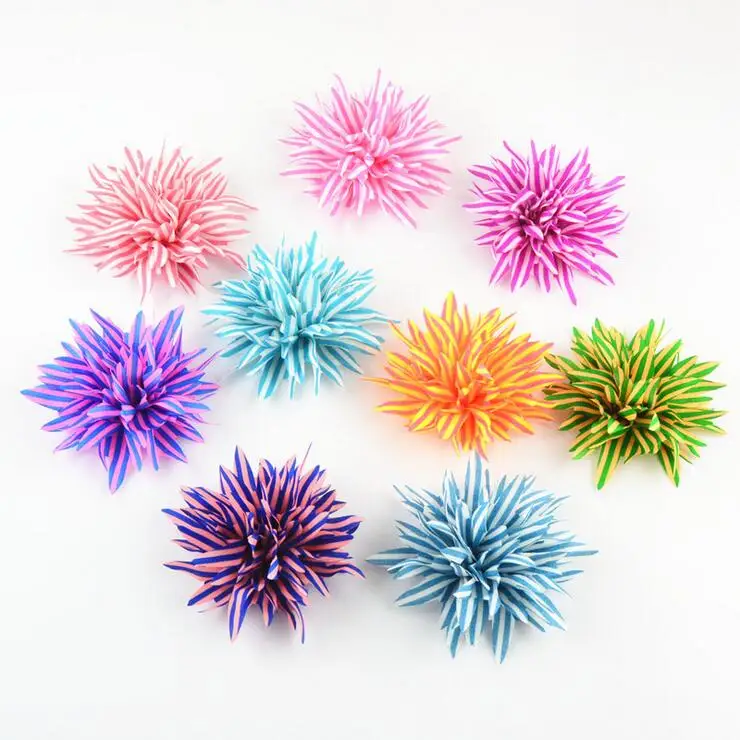 

30PCS 7.5CM chiffon flower for kid headband DIY craft can choose colors(HMF-52)