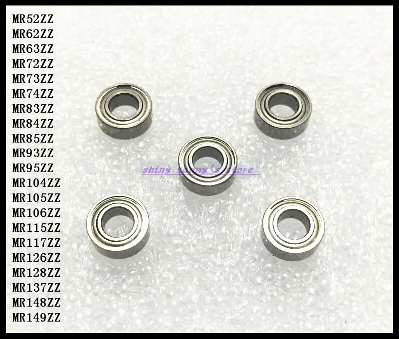 30-50 шт./лот MR105ZZ MR106ZZ MR115ZZ MR117ZZ MR125ZZ тонкие стенки с глубоким желобом