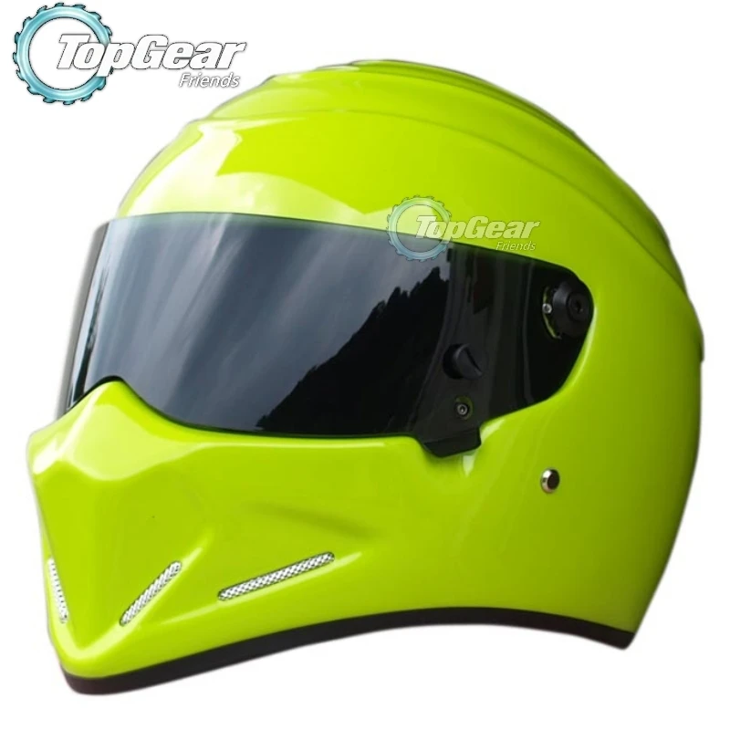Для TopGear шлем Стига Casco De Коллекционные/как Симпсон красный или зеленый со многими