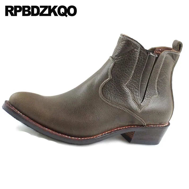 формальный 2018 высокий верх ботильоны челси батильоны обувь Плюс размер