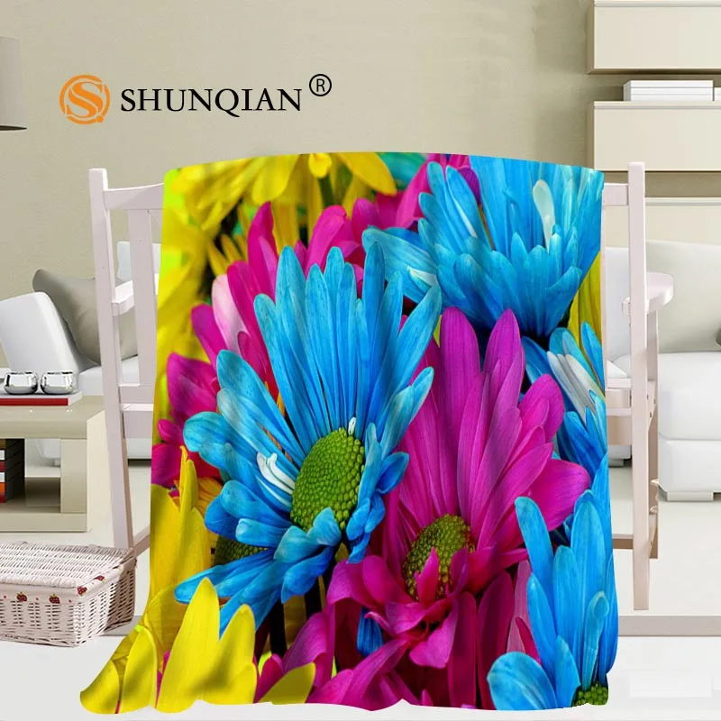 melhor Flor Cobertor De Fundo Macio Diy Sofá Cama Lance Cobertor Criança Adulto Quente Cobertor Personalizado 56x80inch50x60inch40x50inch