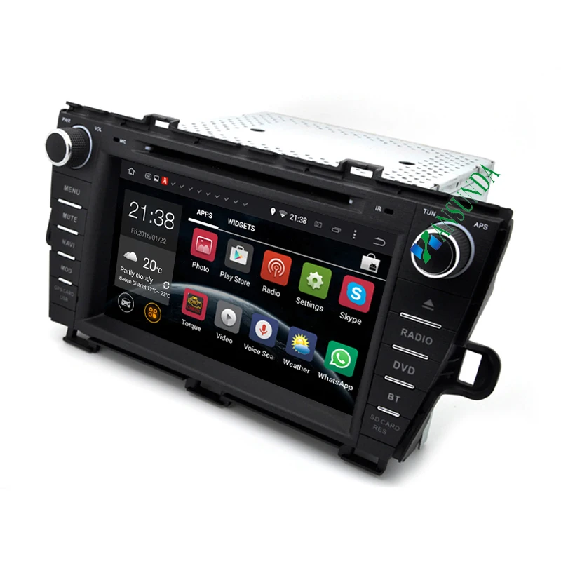 2 ГБ + 16 Android 6 0 емкостный экран 1024*600 автомобильный DVD плеер с 3/4G GPS навигацией радио