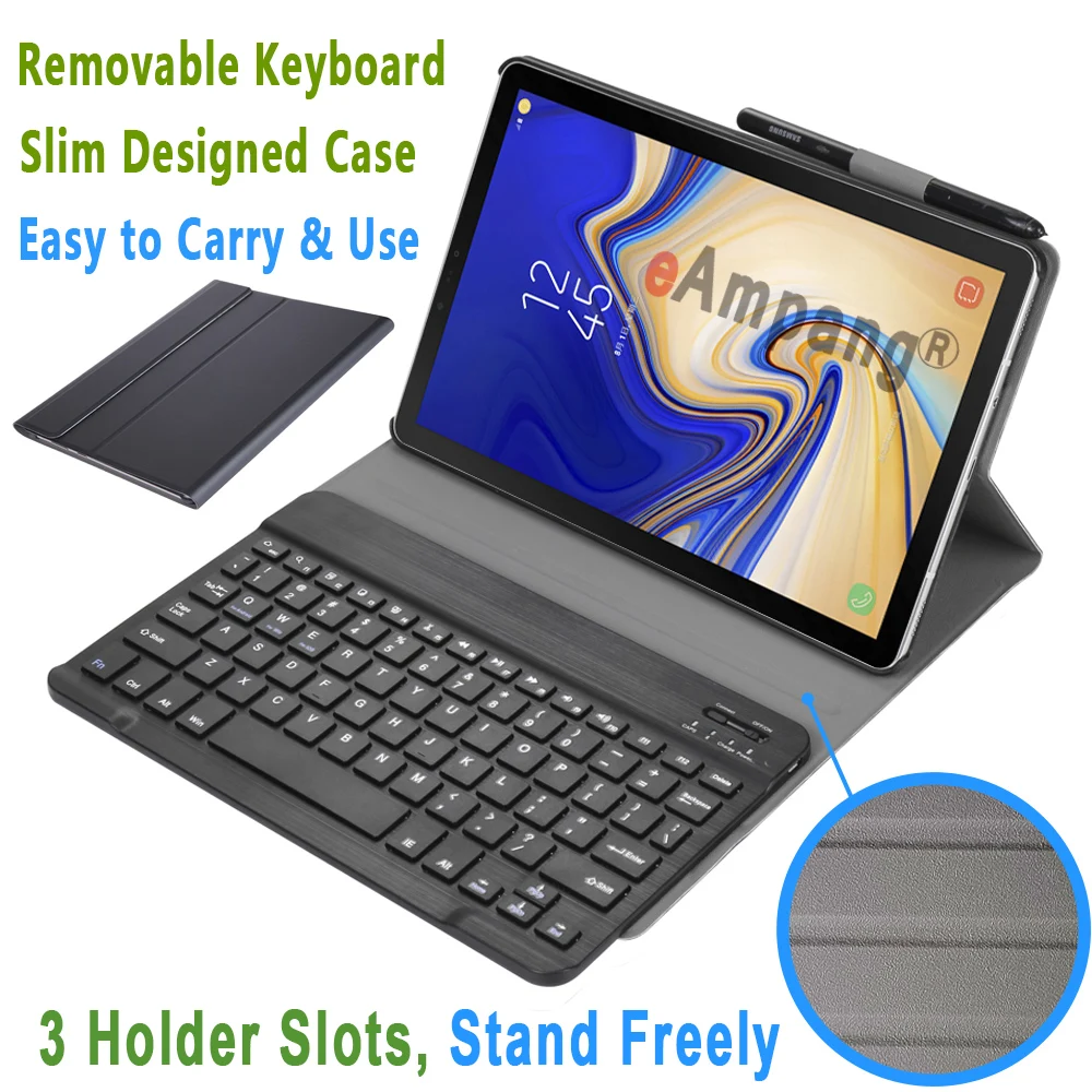Русская испанская английская клавиатура для Samsung Galaxy Tab A 10 5 2018 чехол клавиатуры