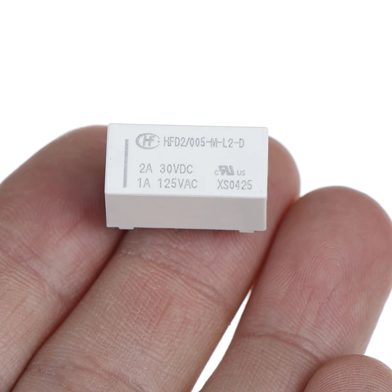 5V катушки бистабильным переключателем реле Dpdt 2A 30VDC 1A 125VAC HFD2-005-M-L2-D действительно
