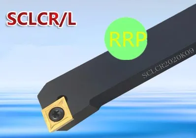 SCLCR1616H09(16x16 мм) + 1 шт. вставки CCMT09T304 для резки нержавеющей стали и токарный