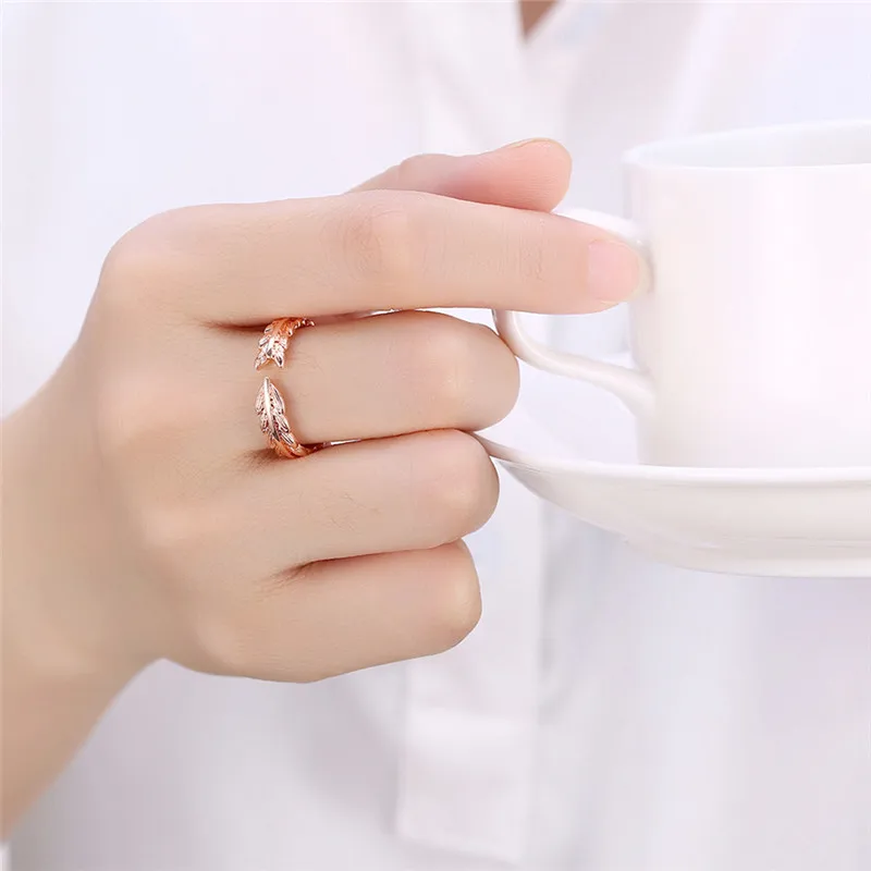 Новая мода Кольца женский Медь сплав золота розовое золото Геометрическая