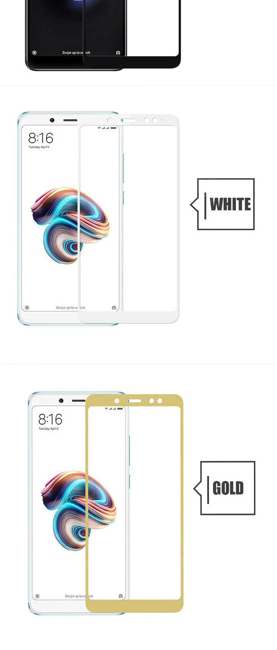 Полное покрытие из закаленного стекла для Xiaomi Redmi Note 5, глобальная версия, Защитная пленка для экрана для Redmi Note 5 Pro Note5
