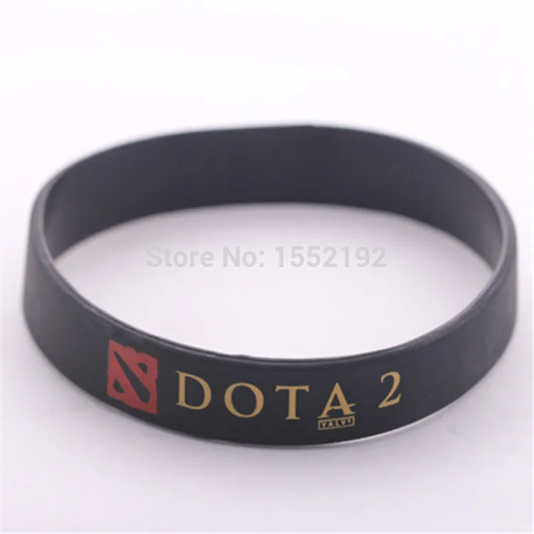 Free Shipping Hot Sale RPG Game Dota2 logo Silicone Gel Bracelet Wristband | Украшения и аксессуары