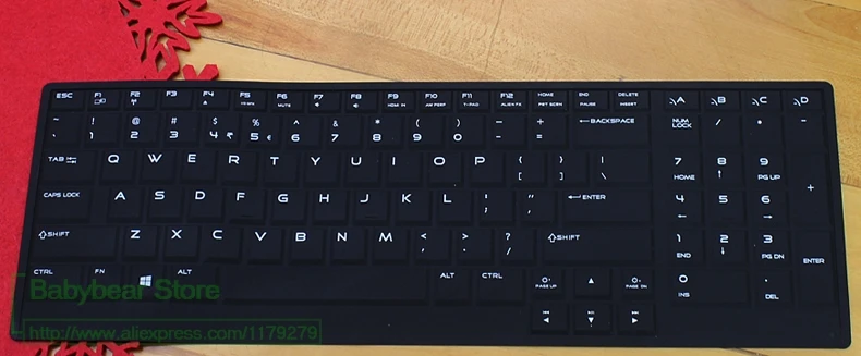Силиконовая Защитная пленка для Dell Alienware M17X R5 17 дюймов 3 дюйма ALW17R 4728S|silicone keyboard