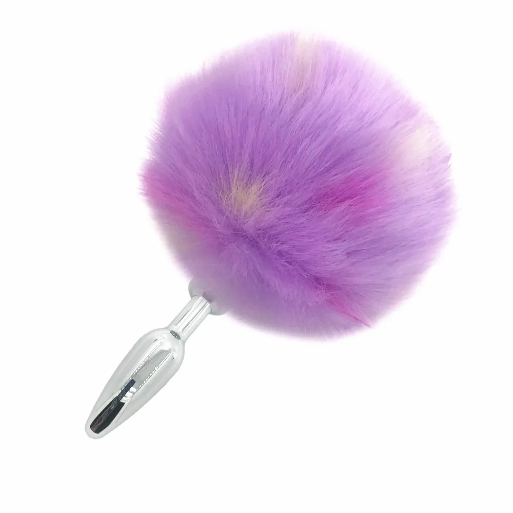 Анальная пробка из нержавеющей стали металлический женский анальный хвост