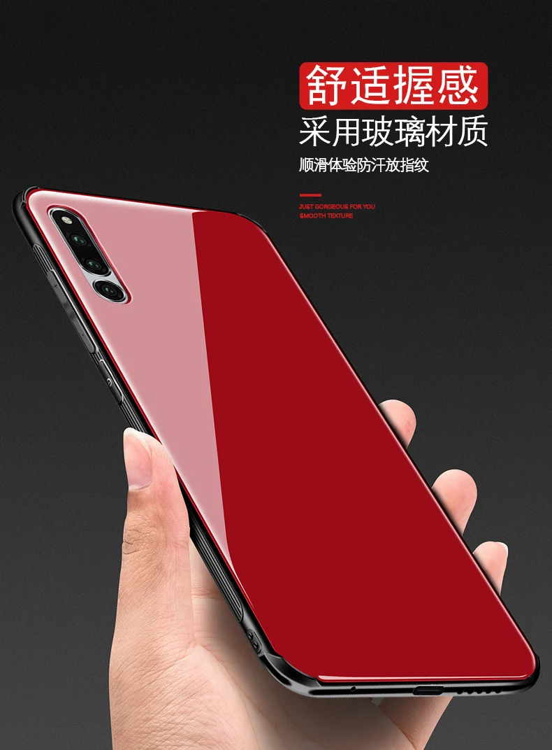 Huawei Honor Magic 2 чехол из закаленного стекла для Magic2 мягкая рамка зеркальная