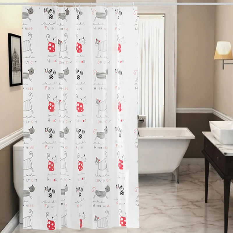 3 цвета утолщенная Водонепроницаемая занавеска для душа ванной комнаты