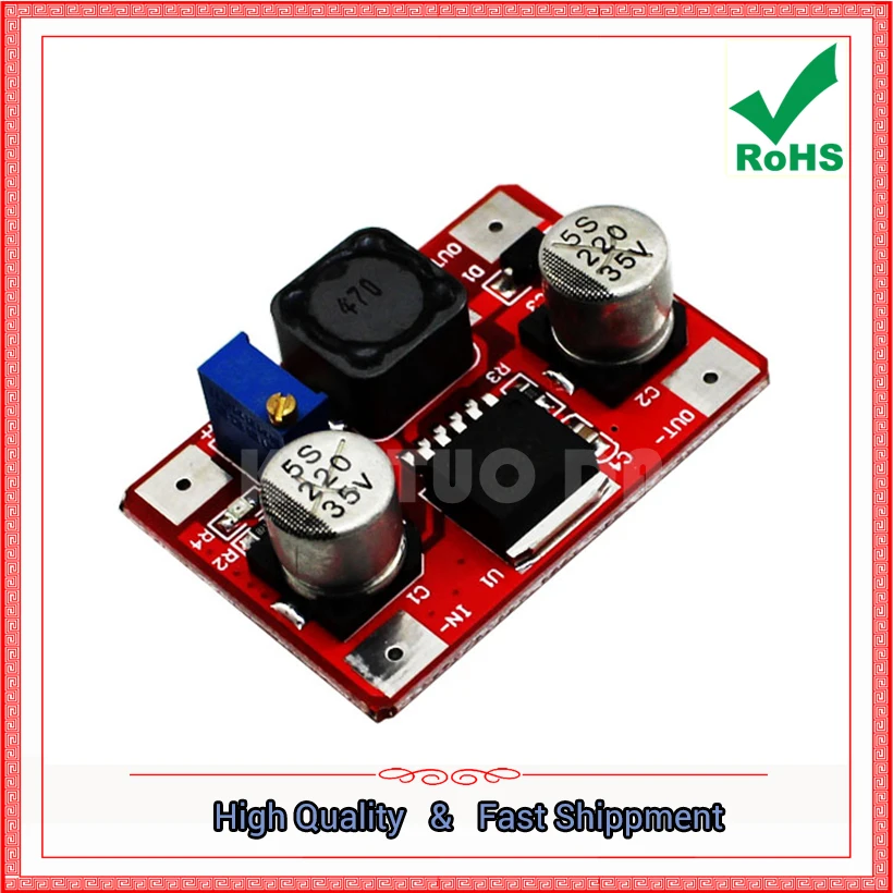 LM2577 DC повышающий модуль ввода в 3 5 30 выход 4 красный источник питания конвертер