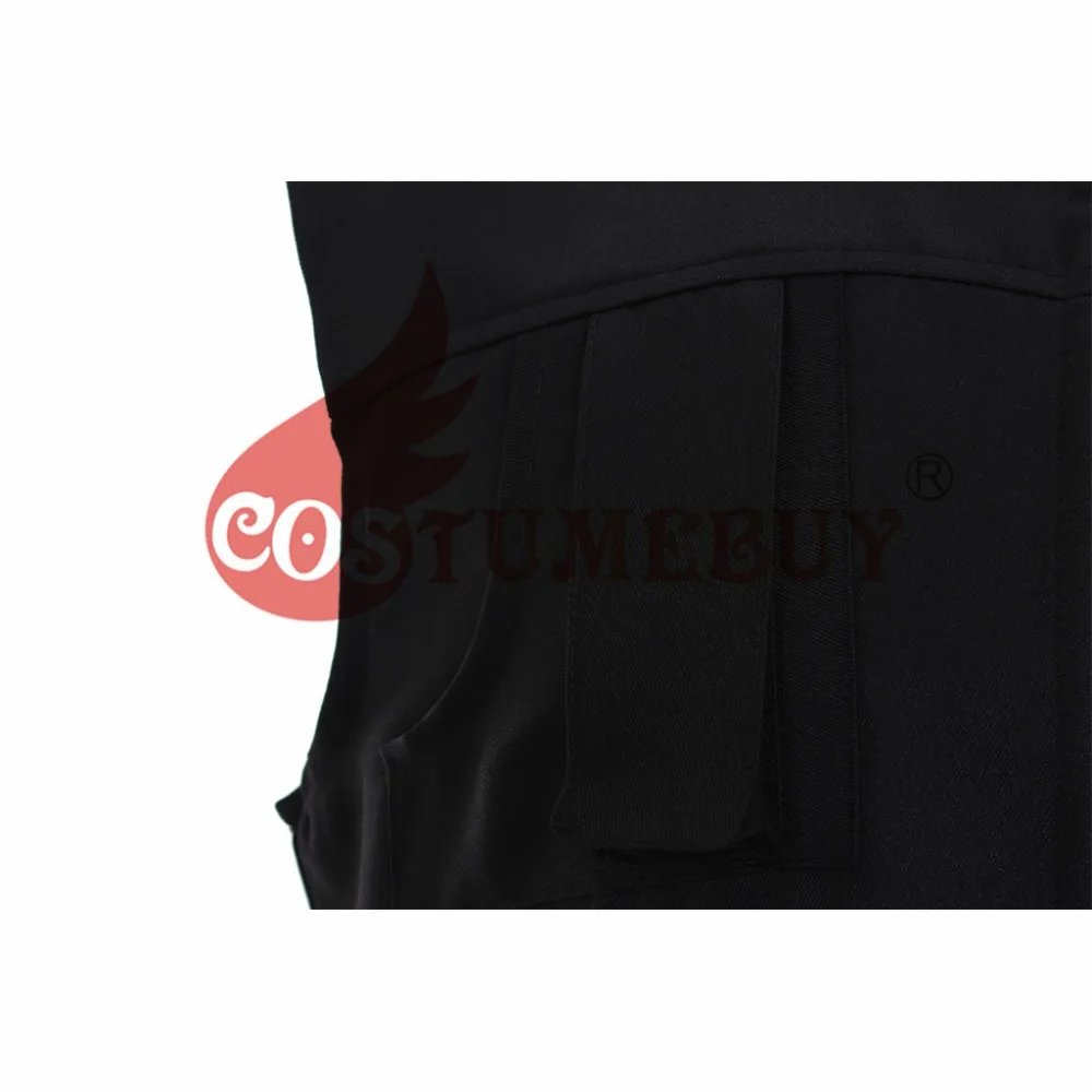 Costumebuy Han Solo косплей для взрослых Мужской жилет куртка костюм черный топ унисекс