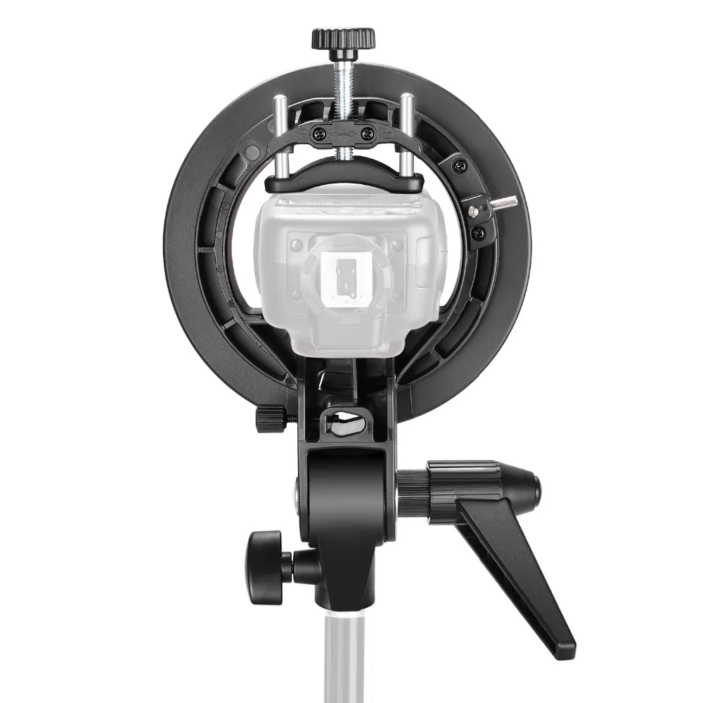 Neewer 4 пакеты S-Тип кронштейн держатель с креплением Bowens для софтбокса Speedlite Flash Snoot