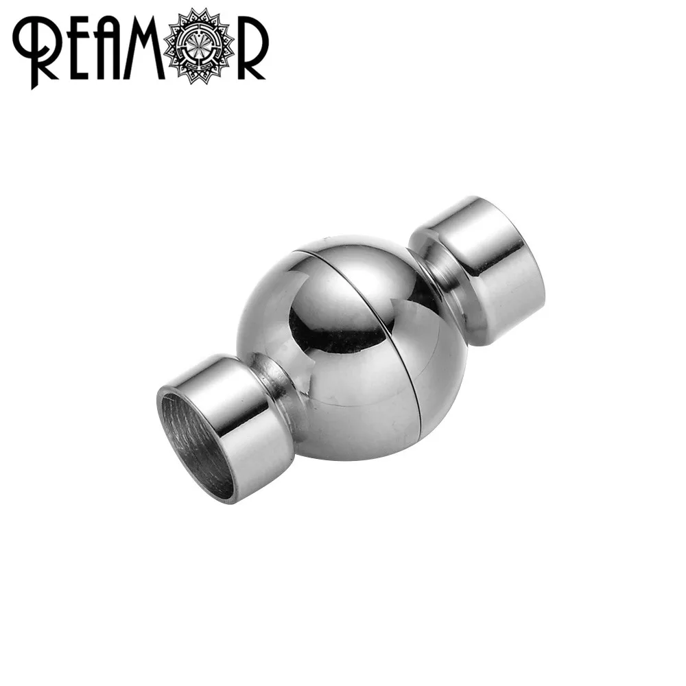REAMOR 316l нержавеющая сталь 6 мм отверстие круглый шар Магнитная застежка Сделай Сам