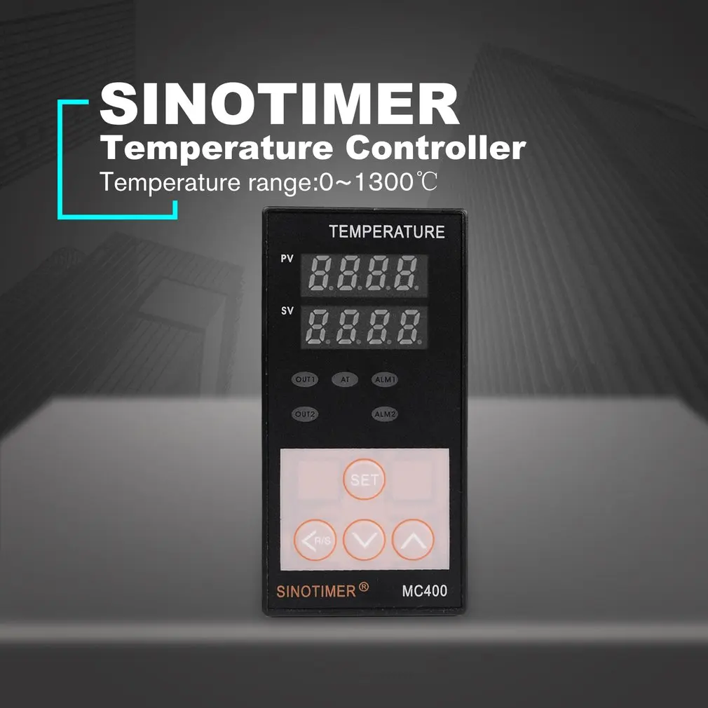 SINOTIMER Universal Input PID Temperature Controller Thermostat Sensor K Thermocouple Regulator Relay Output Heat Cool Alarm | Инструменты