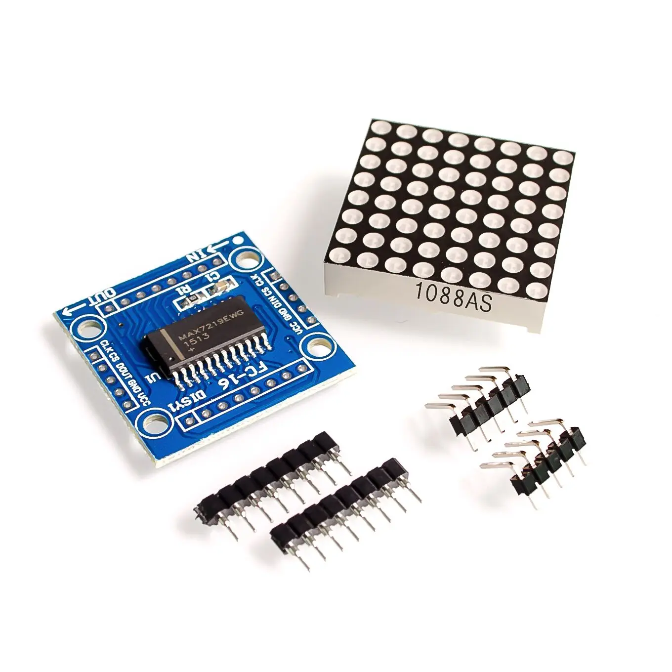 MAX7219 точечный матричный модуль микро управления ler DIY KIT MCU светодиодный дисплеем