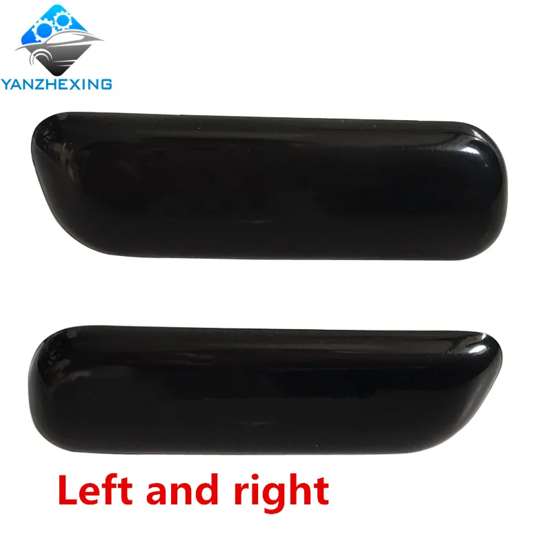 left and right cover Для Mitsubishi Pajero Shogun V93 V95 V96 V97 Омыватель фар автомобиля распылитель сопла в сборе налобный фонарь водоструйный сопло с крышкой - Цвет: left and right cover