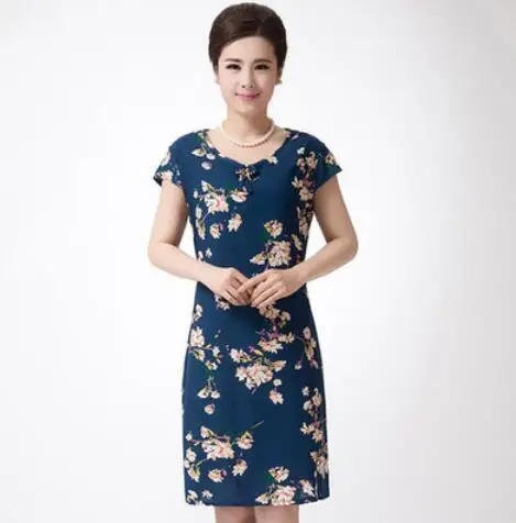No. 2 Vestido de festa,, хлопковое украинское платье для женщин, новинка, летнее женское платье, Ретро стиль, круглый вырез, короткий рукав - Цвет: No. 2