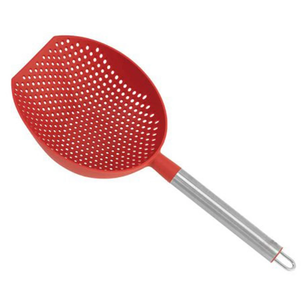 Дуршлаг с ручкой из нержавеющей стали термостойкий|colander scoop|scoop colandercolander pasta |