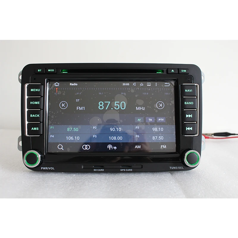 Автомобильный DVD-плеер Lenvio 2 Гб ОЗУ Din Универсальный Android 7 1 GPS для Volkswagen VW GOLF 5 6 PASSAT CC