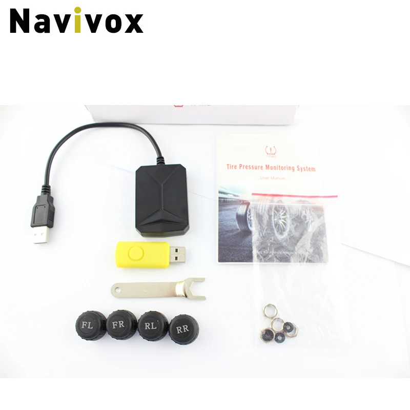 Система контроля давления в шинах Navivox система беспроводная передача данных TPMS
