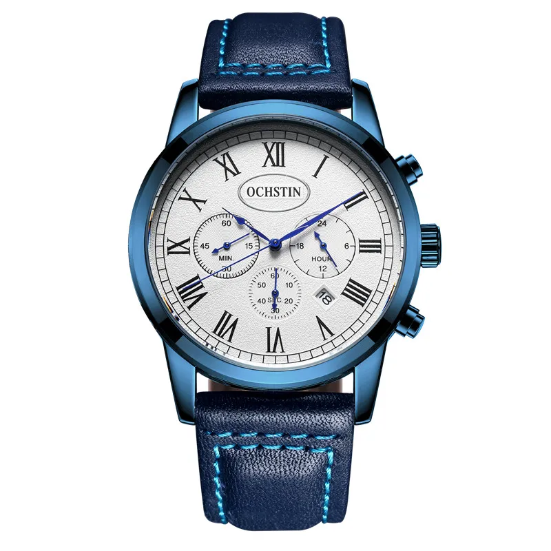 Новые роскошные брендовые OCHSTIN мужские спортивные часы кварцевые армейские
