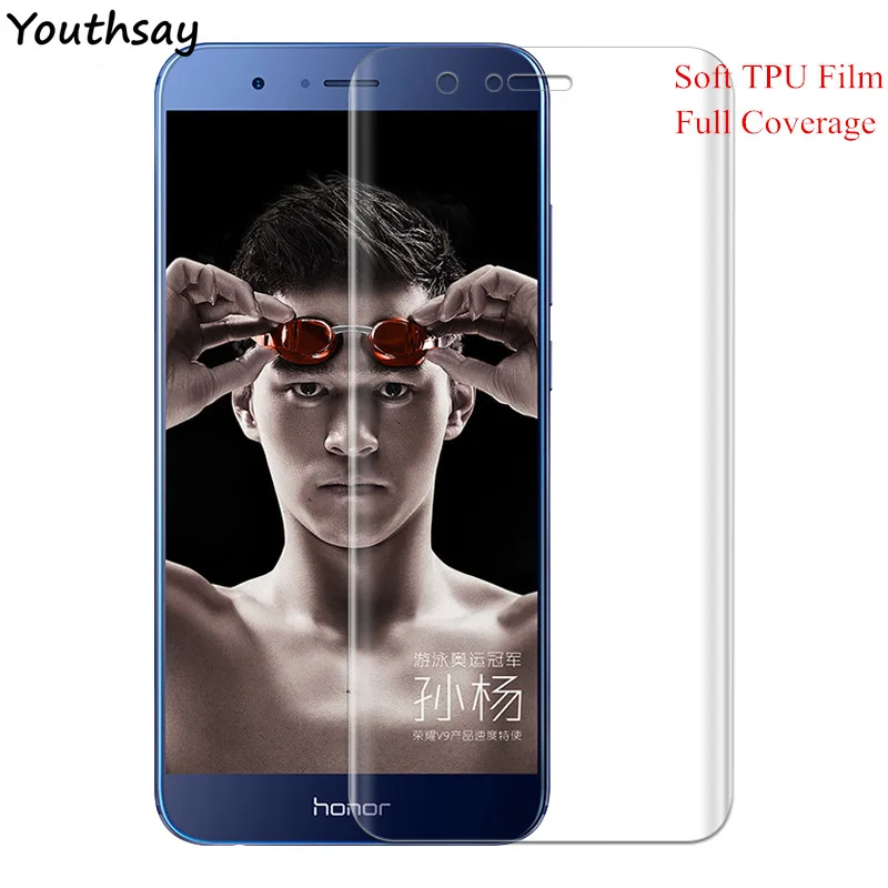 2 шт Полный экран протектор для Huawei Honor 8 Pro стекло покрытие край пленка из мягкого