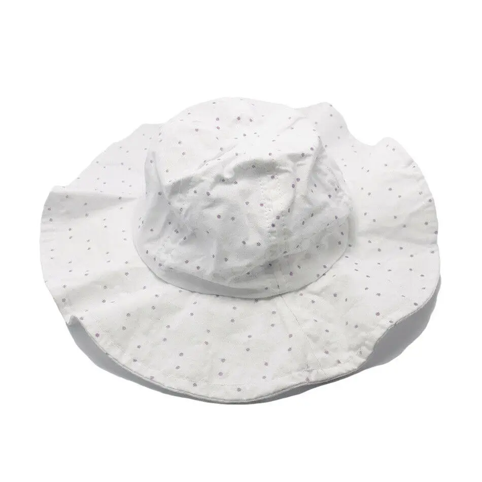 Милая Детская шляпа от солнца с широкими полями летняя Хлопковая шапочка для