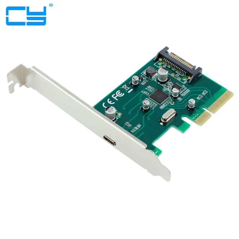 USB 3 1 Тип флейта для PCI-E PCI Express 4X адаптер ресивера 10 Гбит/с низкопрофильным