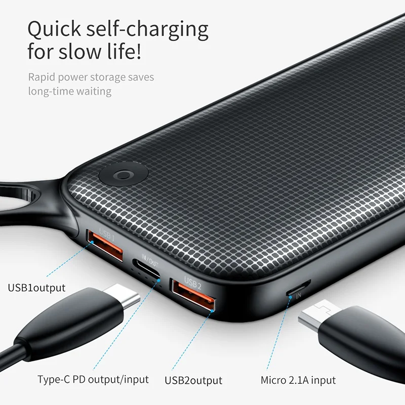 Baseus 20000 мАч Зарядное устройство для iPhone Xs Max XR 8 7 samsung S9 USB PD Быстрая зарядка +