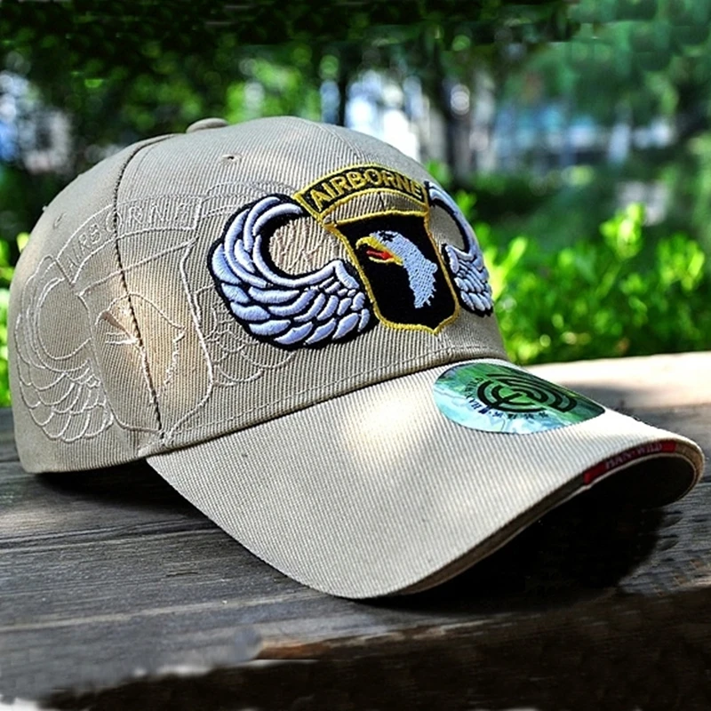 Мужская и женская тактическая Снэпбэк Кепка HANWILD 101st|bone aba curva|aba curvaarmy baseball cap |