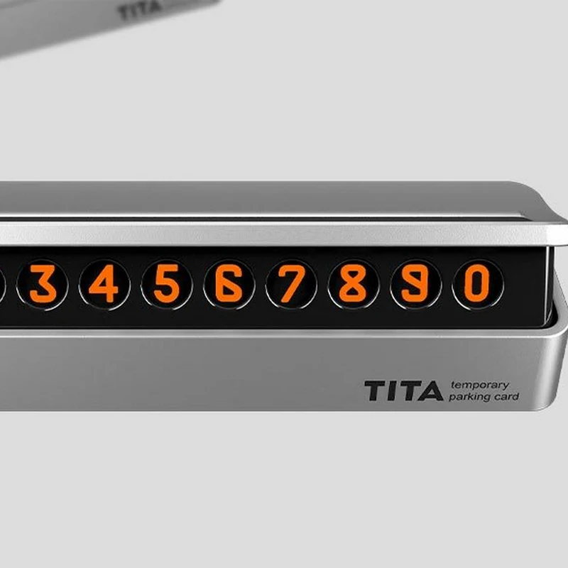 Xiaomi Mijia TITA Автомобильный держатель для парковочного номера мягкий магнит на