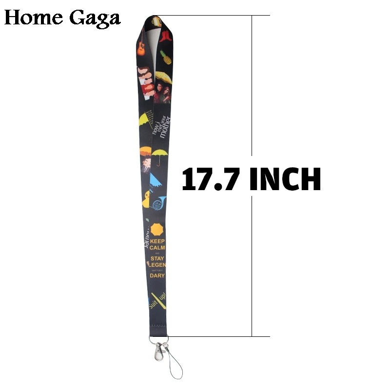 Homegaga Как я встретил вашу брелок i'm your Mother шнур для ID тесьма ленты шейный ремешок эмблема на ткани держатель телефона Ожерелье Аксессуар D1681