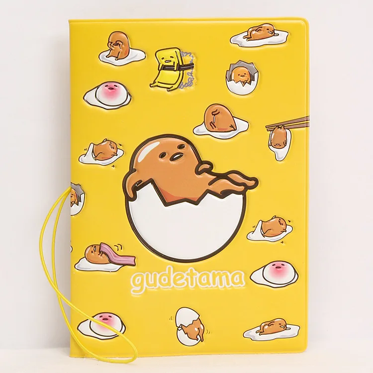 Чехол для документов с героями мультфильмов Gudetama lazy egg Huang Jun jun между Гонконгом и