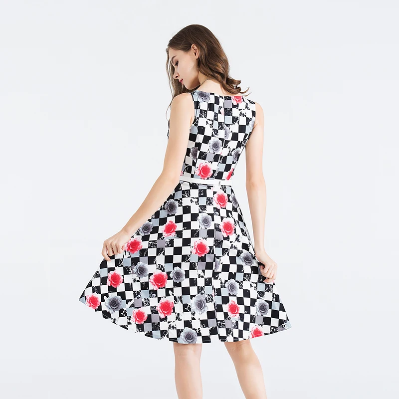 Mssnng лето dress женщины 2017 бальные платья линии vintage bodycon jurk хлопок одежда колен
