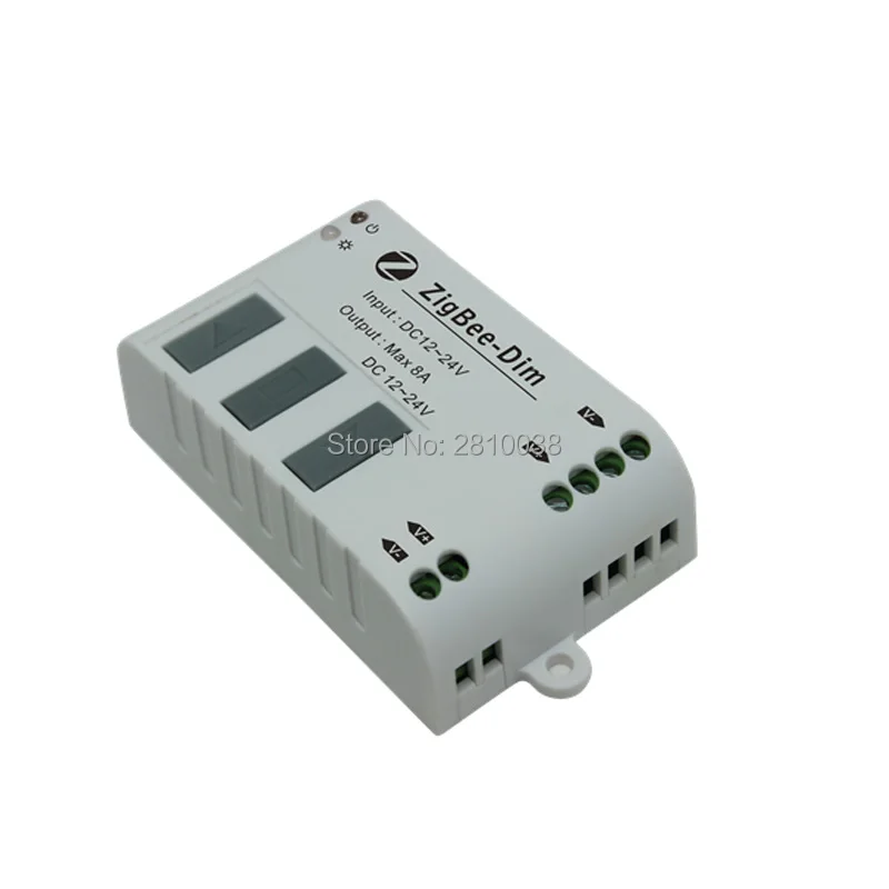 10 шт./лот ZigBee одноцветный светодиодный контроллер DC12 24V WiFi Sub 50 м Трансмиссия 2 4 г