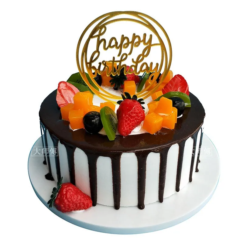 12 дюймов фруктовые Мультяшные искусственные помадки торт поддельные формы торта