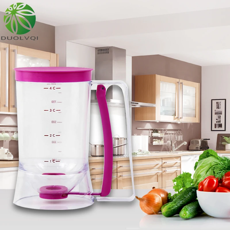 Duolvqi крем Дозаторы для блинов Пособия по кулинарии Творческий крекеры мороженое