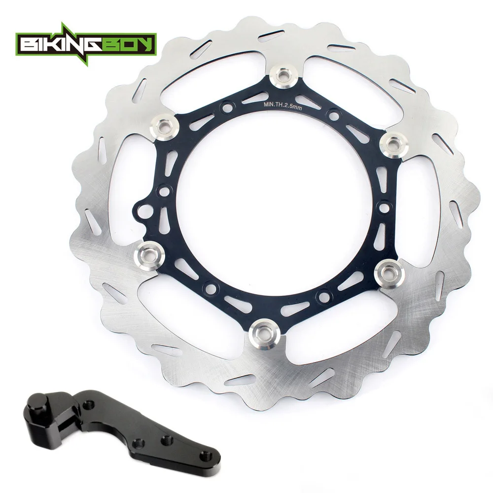 BIKINGBOY 1 комплект для KTM 125 250 300 500 530 EXC Sixdays 250 350 EXC-F Sixdays оверсайз 270 мм передний тормозной диск поворотный кронштейн