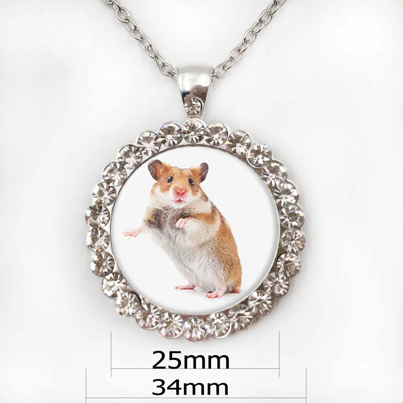 Ожерелье для хомяка маленькая меховая Подвеска питомца аналогичная отпечатку