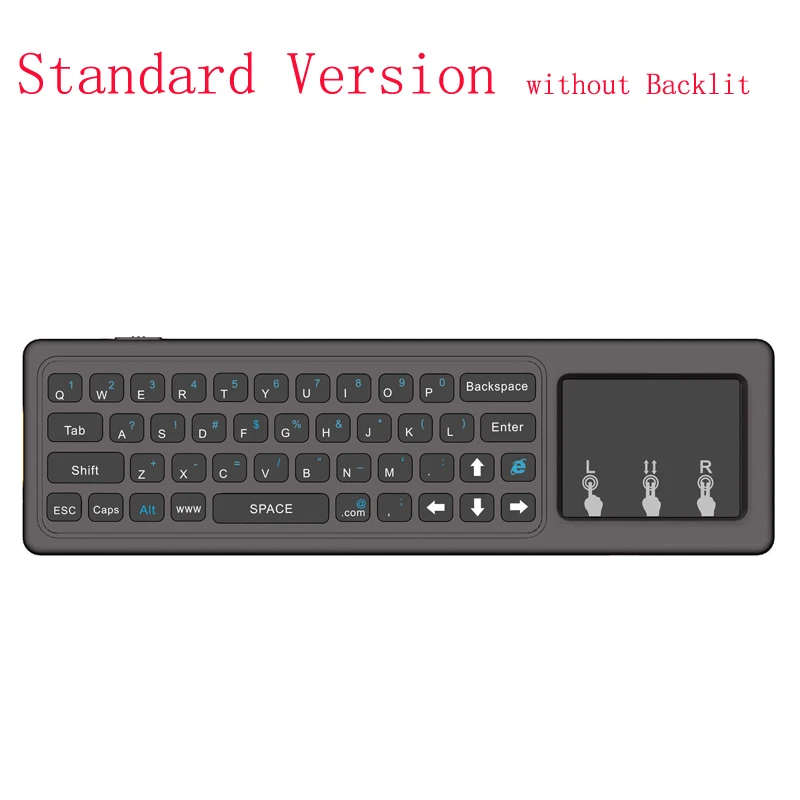 Standard Version 2,4G Fly Air mouse Клавиатура мини беспроводные клавиатуры и тачпад пульт дистанционного управления для Smart tv Android tv Box PC Xgimi H1 проектор - Цвет: Standard Version